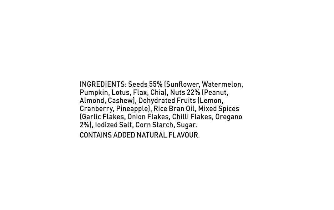 Yoga Bar Roasted Superfoods Nuts & Seeds Pizza Oregano   Pack  200 grams